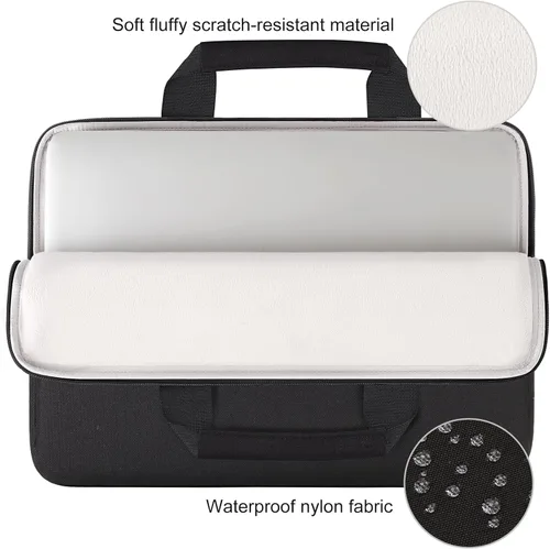 Miniatura 4 de DOMISO - Funda protectora para portátil de 17 pulgadas con asa, compatible con portátiles de 17-17.3 pulgadas HP Dell ASUS Lenovo Chromebook, bolsa