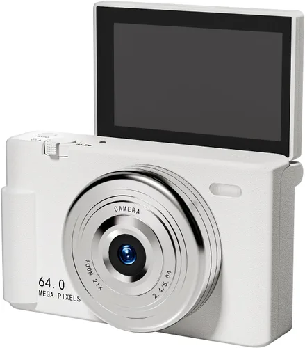 Miniatura 4 de Cámara digital 2K con filtro múltiple de 48 MP con zoom 16X antivibración, pantalla LCD de 3 pulgadas, cámara compacta para vlogging con tarjeta SD