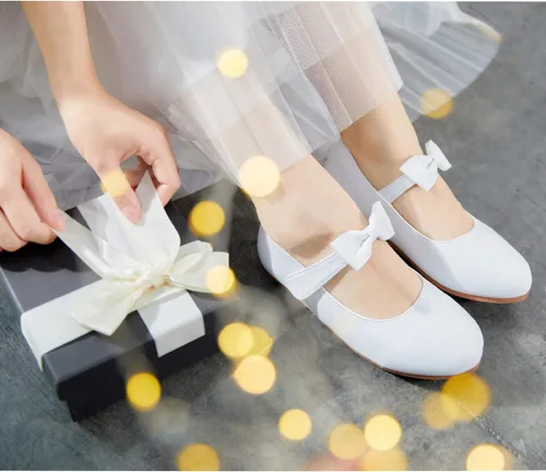 Miniatura 3 de Felix Flora Toddler Little Girl Dress Shoes - Girl Mary Jane Flats Party School Wedding