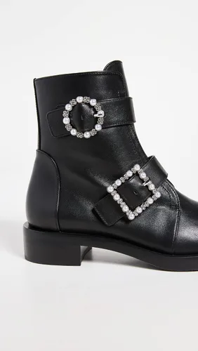 Miniatura 4 de Stuart Weitzman Botines Ryder Pearl Geo con hebilla para mujer