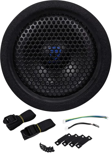 Miniatura 5 de Rockville Paquete RTB80A: tubo de graves de subwoofer alimentado por RMS de 8 pulgadas y 400 vatios de pico de 400 vatios, kit completo de cables
