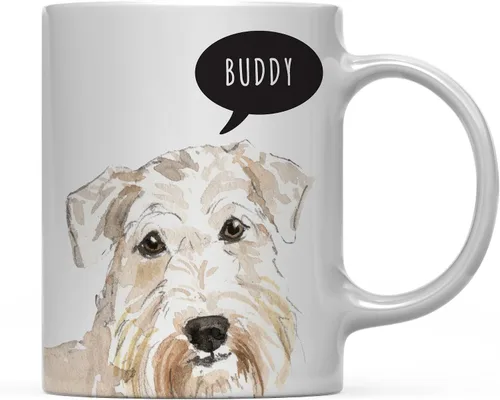 Miniatura 17 de Andaz Press Taza de café personalizada de 11 onzas para perro, Shih Tzu Shorter Haired Up Close, paquete de 1 Shih Tzu pelo más corto personalizado