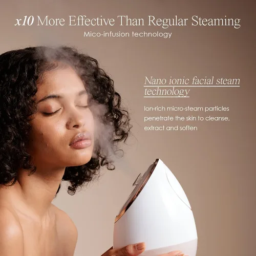 Miniatura 3 de Sensa - Vapor facial nano iónico de Project E Beauty Limpieza profunda de poros Pulverizador de niebla cálida Desintoxica y aclara la tez