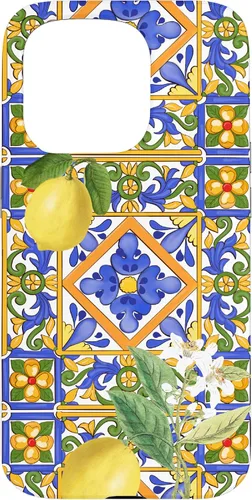 Miniatura 14 de Sicilian,Italian,Summer,Tiles,Citrus,Mosaic,Majolica Art Case for iPhone 17