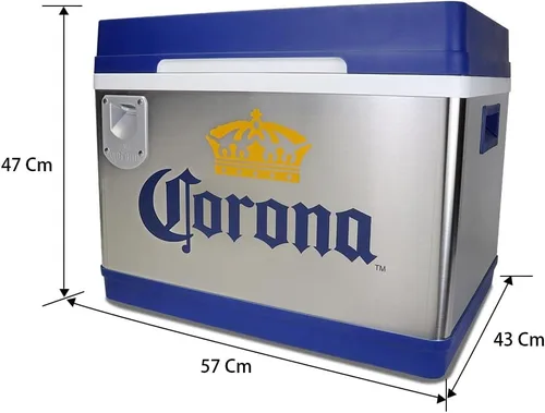 Miniatura 8 de Corona Cruiser - Enfriador termoeléctrico exclusivo, capacidad de 45 litros/48 cuartos de galón, 12 V CC/110 V CA para bebidas, cerveza, vino