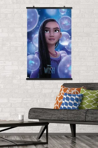 Miniatura 2 de Trends International Disney Wish Asha - Póster de pared de una hoja Paquete de póster y clip