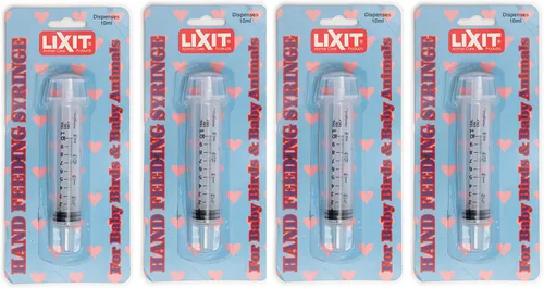 Miniatura 4 de Lixit Jeringa de alimentación manual para animales bebé, 10 ml