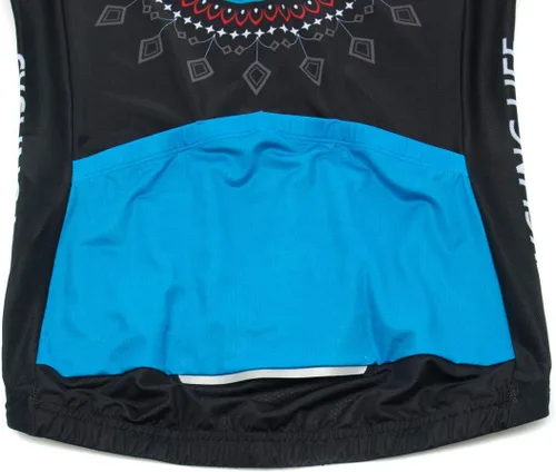 Miniatura 7 de JPOJPO Camiseta de ciclismo para mujer, de secado rápido, transpirable, reflectante, S-2XL