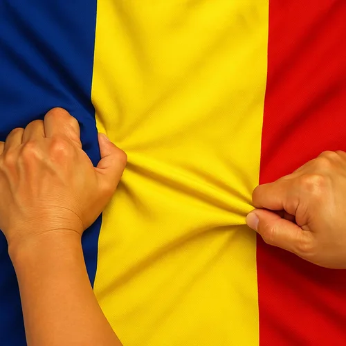 Miniatura 8 de Anley Fly Breeze - Bandera de Rumania de 3 x 5 pies, colores vivos y a prueba de decoloración, cabecera de lona y doble costura, banderas rumanas