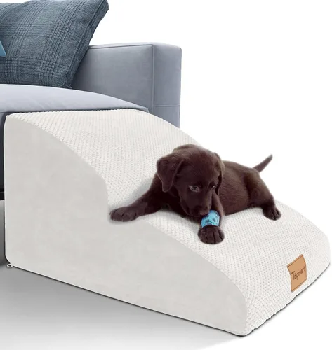 Miniatura 25 de Topmart High Density Foam Pet Steps 2 Tiers,11.8" High,Non-Slip Dog Stairs,Soft Foam Dog Ramp Ladder,Best for Injured,Older Cats,Pets with Joint