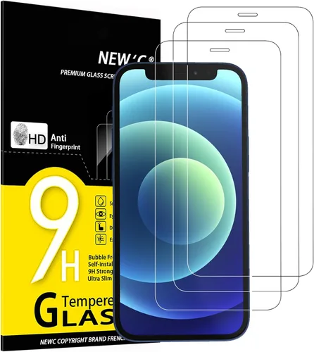 Miniatura 9 de NEW'C Paquete de 3 protectores de pantalla de privacidad para iPhone Air/iPhone 17 Air (6.5 pulgadas), película de vidrio templado antiespía