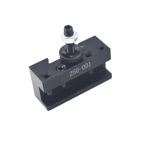 OXA 250-001 Soporte para herramientas de torneado tipo cuña para mini torno de hasta 8 pulgadas, poste de herramientas de torno de metal de cambio