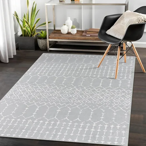 Miniatura 47 de Lahome Alfombras marroquíes para pasillos 2x8 Beige Alfombra de pasillo lavable antideslizante resistente a las manchas Alfombra de cocina
