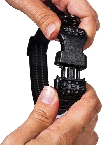 Miniatura 3 de Franklin Pet Supply Co. - Collar de nailon para perro, comodidad reflectante, ajuste, neopreno, ajustable, pequeño, mediano, grande, cachorro, Negro