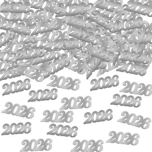 Miniatura 22 de KatchOn, Confeti de graduación negro brillante 2026 – Paquete de 500 Confeti de graduación 2026 decoraciones de graduación 2026 Decoraciones