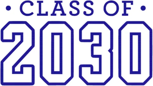 Miniatura 23 de Class of 2030 Iron On Decal, Senior Class Shirt Patch, Heat Transfer, HTV Graphic Tshirt Sticker, DIY Crafts, Pick Size Color, Iron-On Almost Gold