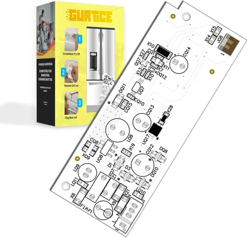 Juego de 1 luz LED W10515057 compatible con Whirlpool Kenmore Maytag congelador refrigerador, sustituye a W10398007, W10522611, AP6022533