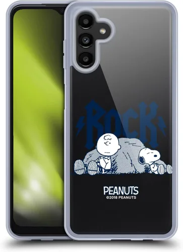 Miniatura 102 de Head Case Designs Funda de gel con licencia oficial de Peanuts Woodstock Insignia Rock Tees [protección de grado militar] compatible con Samsung