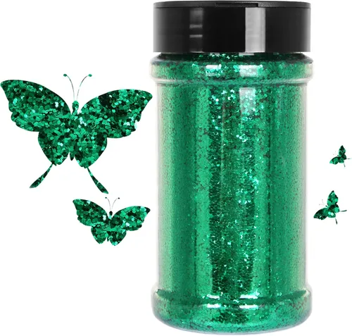 Miniatura 17 de Purpurina blanca ultrafina, 16 oz (1 lb), purpurina fina para manualidades de resina, uñas, vasos, slime, cosméticos y decoración de festivales