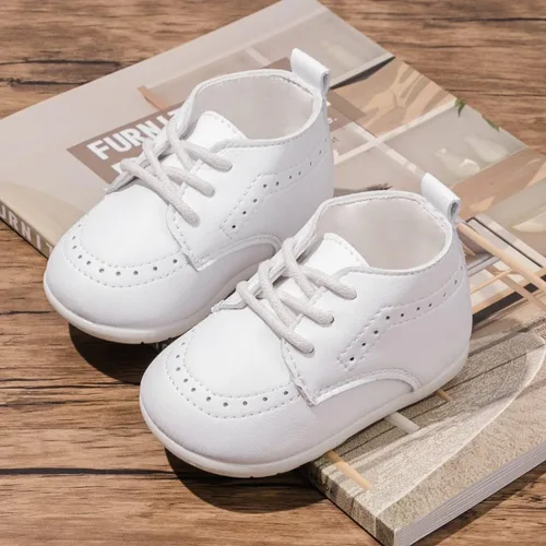 Miniatura 4 de Casazoe Zapatos Oxford de piel sintética para bebés, niños y niñas, mocasines de boda, zapatos de vestir para bautismo para niños pequeños, zapatos