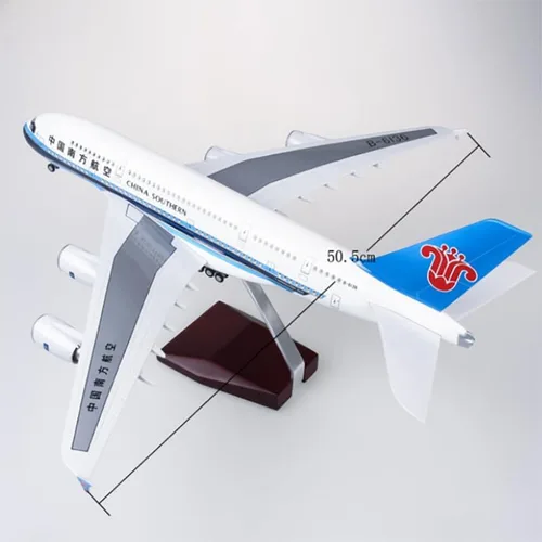 Miniatura 4 de Modelo de avión a escala 1/160 modelo de avión A380 China Aerolínea del sur de avión Kits de modelo de avión Kit de modelo de avión Modelo de avión