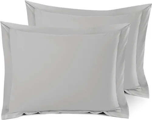 Miniatura 19 de Nestl Juego de 2 fundas tipo sham de almohada suaves - Fundas de almohada de microfibra de doble cepillado - Fundas de almohada de cama premium
