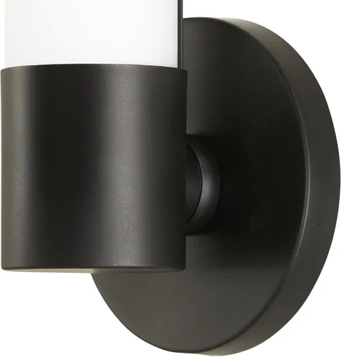 Miniatura 3 de George Kovacs P5041-66A-L Saber II - Aplique de pared, 1 luz LED de 12 vatios, negro mate