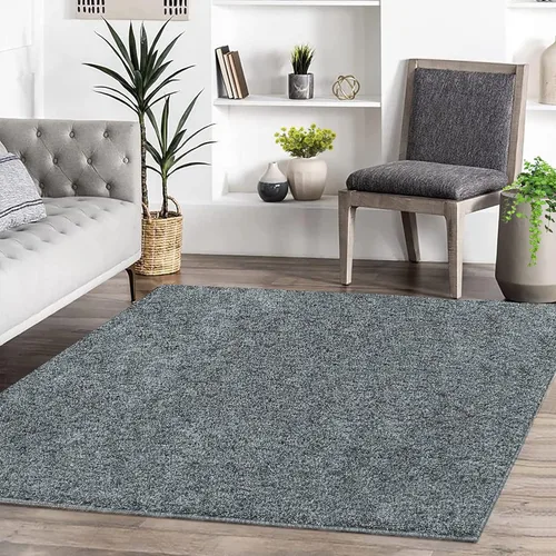 Miniatura 13 de Fashionwu Alfombra grande de 8 x 10 pies, para dormitorio, oficina, moderna, elegante, de hilo teñido, de alta resistencia, calidad de hotel