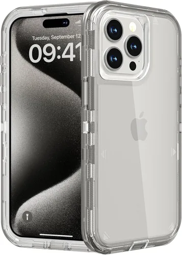 Miniatura 78 de Follaroma para iPhone 11, Funda Resistente a Prueba de Golpes, Protección Anti-Caída, Funda Protectora Transparente de Doble Capa Compatible