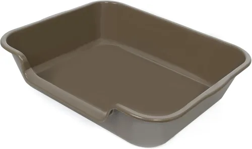 Miniatura 18 de 1 paquete de caja de arena extra grande para gatos (material ABS), corral de arena para gatos mayores de entrada baja para gatos geriátricos