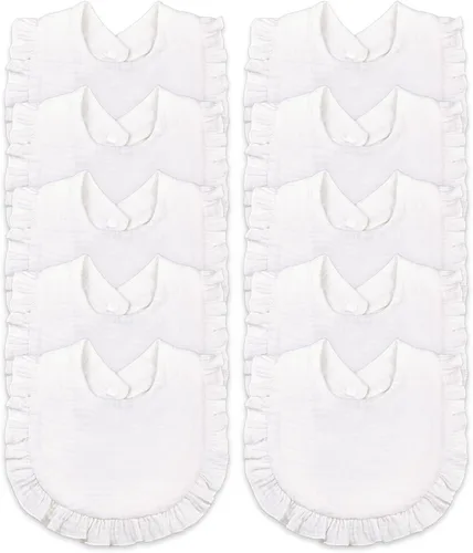 Miniatura 12 de Baberos de muselina para bebé para babeo y dentición Baberos para babeo de recién nacido para bebé niña o niño Albaricoque