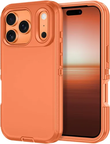 Miniatura 12 de I-HONVA Funda para iPhone 17 a prueba de golpes, a prueba de polvo y caídas, 3 capas de protección de cuerpo completo [sin protector de pantalla]