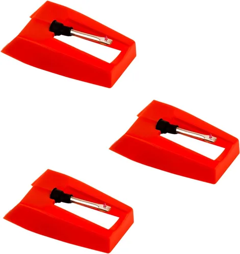 Miniatura 8 de 3 agujas para tocadiscos, duradero, repuesto de lápiz capacitivo práctico para tocadiscos, accesorios prácticos para sistemas de alta fidelidad