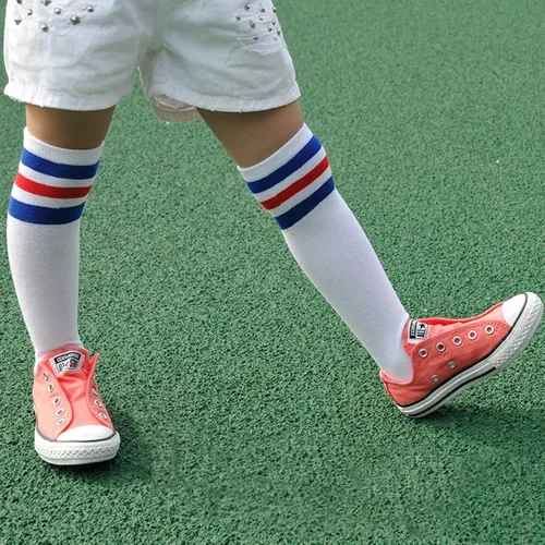 Miniatura 4 de BQUBO - Calcetines altos hasta la rodilla para bebé calcetines de punto para bebé calcetines de algodón para niñas