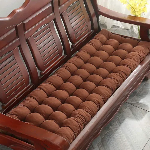 Miniatura 14 de Cojín para tumbona gruesa para silla de patio, cojín de asiento portátil, colchón, reclinable, almohadilla para sofá, banco, tatami (solo cojín) A