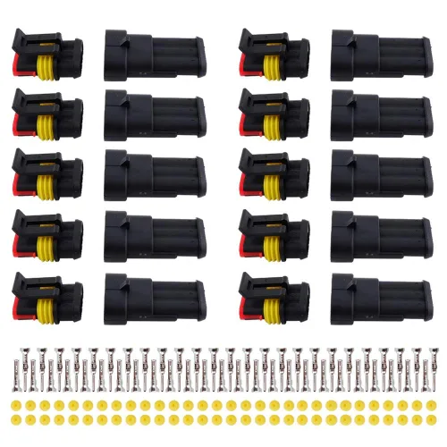 Miniatura 12 de MUYI - Conector de terminal de serie de cable impermeable de 1.5mm (Conector de 1-4 pines (384 piezas))