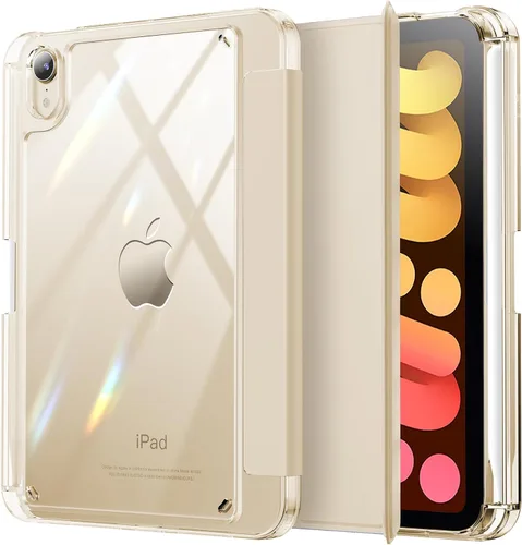Miniatura 11 de INFILAND Funda para iPad mini 7, iPad mini 7ª (A17 Pro)/6ª generación de 8.3 pulgadas 2024/2021, parte trasera transparente y funda protectora