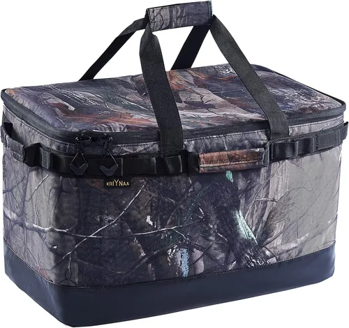 Bolsas aisladas para entrega de alimentos, (48 litros), plegables y reutilizables, bolsas de compras aisladas, adecuadas para catering, picnics,
