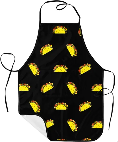 Miniatura 32 de Sigouyinei Delantales para mujeres con bolsillos, delantal para hombres, delantal adecuado para chefs camareros, técnicos de uñas para hornear
