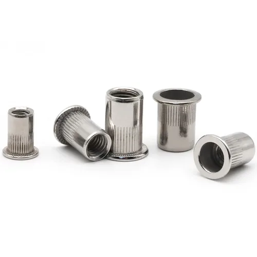 Miniatura 12 de 50 tuercas de remache, kit surtido de tuercas de remache métricas de acero al carbono M10, surtido de tuercas roscadas de cabeza plana, para Amarillo