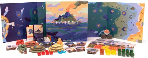 Miniatura 3 de Emerge - Juego de mesa - Explora nuevas islas y ecosistemas de investigación, juego de estrategia de rodamiento de dados, juego familiar para niños