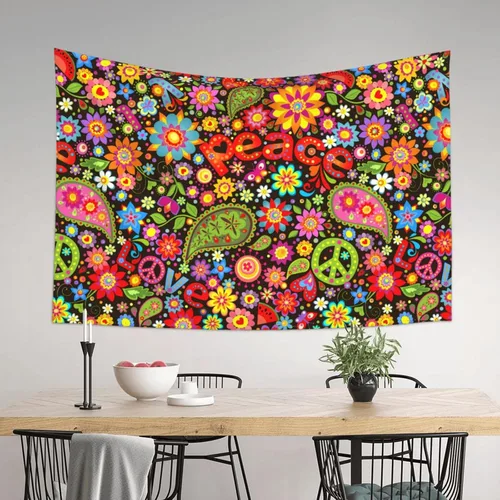 Miniatura 13 de KOSUES Tapiz de labios de beso rosa intenso de los 80 para colgar en la pared, fondo de pared para habitación, póster de arte estético