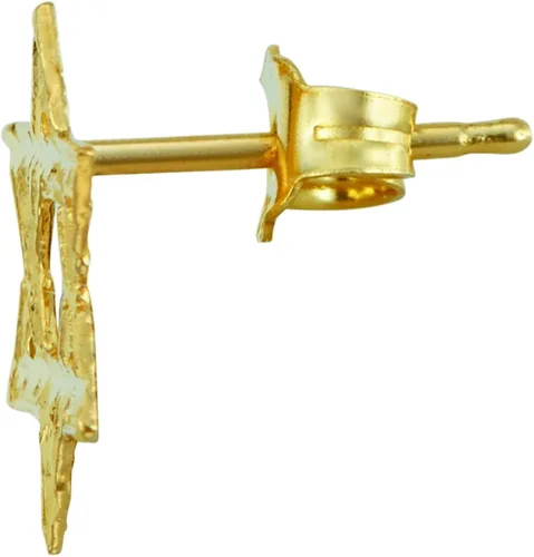 Miniatura 4 de Aretes con estrella de David de oro amarillo de 14 k 0394 x 0394in