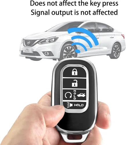 Miniatura 4 de Kirsnda para Honda funda para llavero, estuche con llavero, protección de TPU suave para llave/piel, 5 botones para 2022 2023 Accord Civic HR-V CR-V