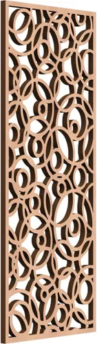 Miniatura 122 de Latrobe Paneles de pared decorativos de madera con calado, 9 3/8 pulgadas de ancho x 24 3/8 pulgadas de alto x 3/8 de alto, roble rojo rojo (Red Oak)