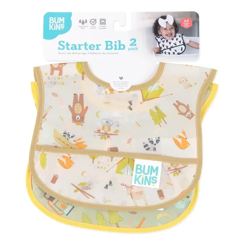 Miniatura 6 de Bumkins Baberos, para bebé niña o niño, bebé de 3 a 9 meses, esencial imprescindible para comer, alimentación, suministros de destete para bebés