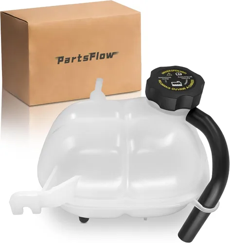 Miniatura 15 de PartsFlow Tanque de depósito de refrigerante con tapa compatible con Chevrolet Silverado GMC Sierra Cadillac Escalade Yukon 603-054 22797286