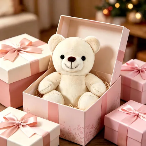 Miniatura 3 de Oso de peluche blanco suave para niños de 3 a 9 pulgadas, lavable a máquina y ojos seguros, regalo de graduación de cumpleaños preescolar para niños