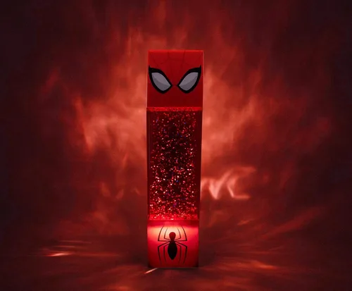 Miniatura 2 de Lámpara de mesa USB Marvel Spider-Man con luz LED de destellos Lámpara de mesita de noche para dormitorio, escritorio, sala de estar Artículos