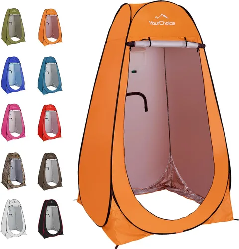 Your Choice Tienda de Ducha Emergente de Privacidad - Tienda de Cambio Portátil para Camping, Playa y Senderismo - 6.2 Pies Ligera con Bolsa de